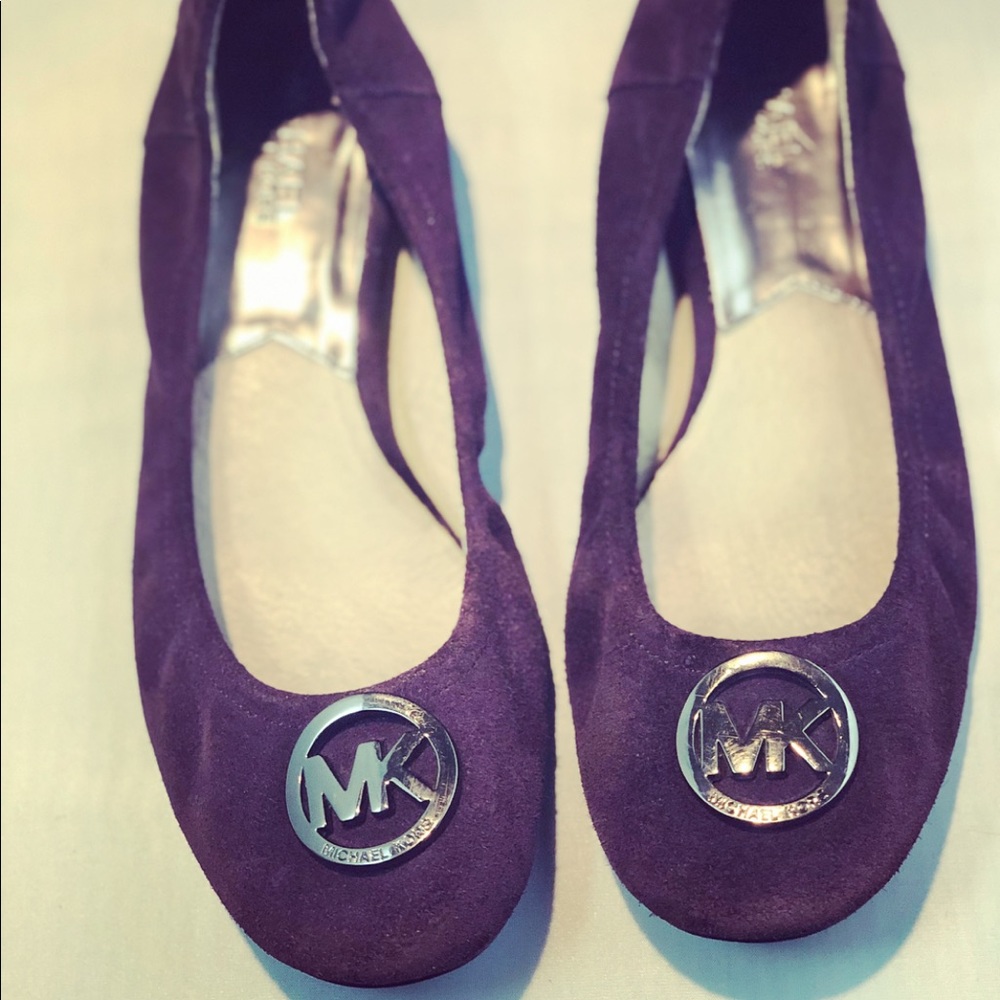 💜 Michael Kors Suede Ballet Flats